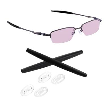 Imagem de Biyxpiv Kits de borracha de substituição para protetores de nariz para óculos Oakley Drill Bit OX3089 OX3143, fácil instalação - Kits de borracha