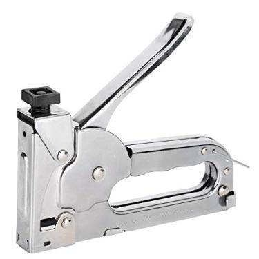 Imagem de Pistola de pregos manual resistente multifuncional ferramenta de ligação para carpintaria para produção de móveis decoração interior construção de ferro