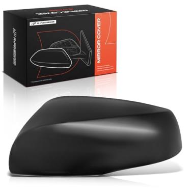 Imagem de A-Premium Tampa do espelho retrovisor do lado do motorista - compatível com Toyota RAV4 2019 2020 2021 2022 2023 2024 - preto liso, com furo de seta