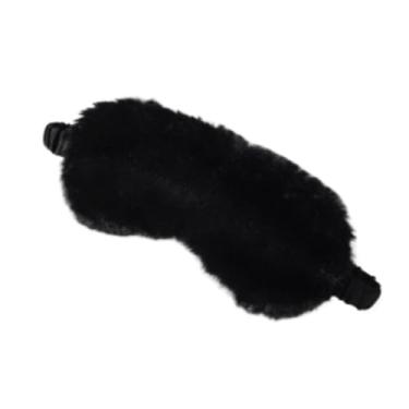 Imagem de Máscara para Dormir Dupla Face - Plush e Cetim Confortável, Ideal para Descanso Diário, Noites em Casa e Sonecas(1,PRETA)