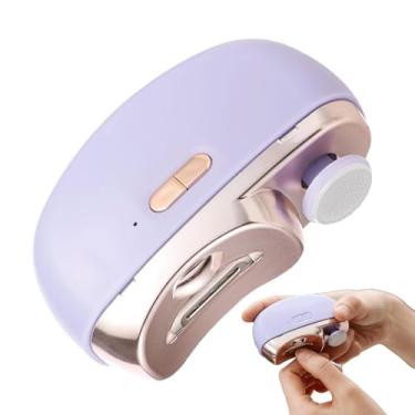 Imagem de Shakven Aparador de unhas elétrico, cortador de unhas elétrico, Aparador de unhas com luz LED, Cortador de unhas recarregável USB e arquivo 2 em 1, cortador de unhas elétrico, aparador de unhas de