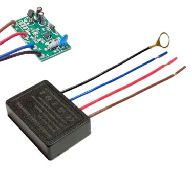 Imagem de Sensor de substituição de lâmpada de toque, módulos de controle de toque - Sensor de lâmpada de toque dimmer de luz de 3 vias com escurecimento | Sensor de substituição contínua do módulo de controle