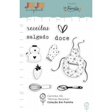 Imagem de Carimbo XG Minhas Receitas - Coleção Em Família | JuJu Scrapbook