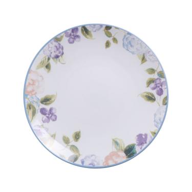 Imagem de Prato Sobremesa Tramontina Aura Em Porcelana Decorada 19 Cm