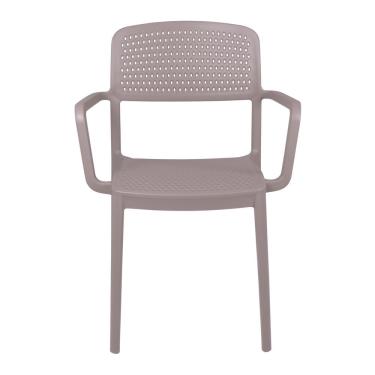 Imagem de Cadeira Tramontina Serena Em Polipropileno Camurça Com Braços