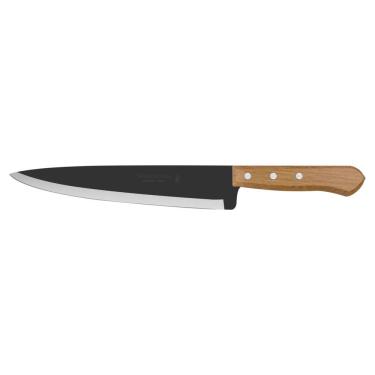 Imagem de Kit 10 Facas Peixeira/cozinha 9 Lâmina Escura - Tramontina