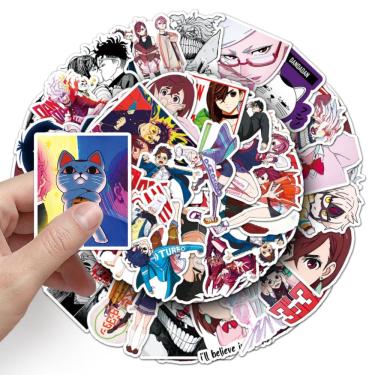 Imagem de Adesivos Dandadans, vinil impermeável, anime, 50 unidades/lote, 5-7 cm