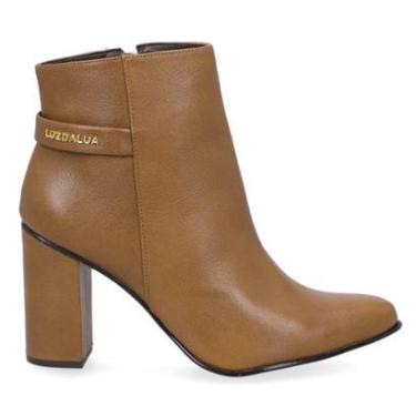 Imagem de Bota Cano Curto Couro Luz da Lua - 56510014-Feminino