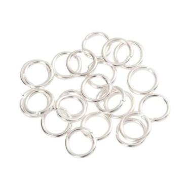 Imagem de Anéis De Metal Abertos Em Vários Tamanhos, 200 Peças, Para Fazer Joias