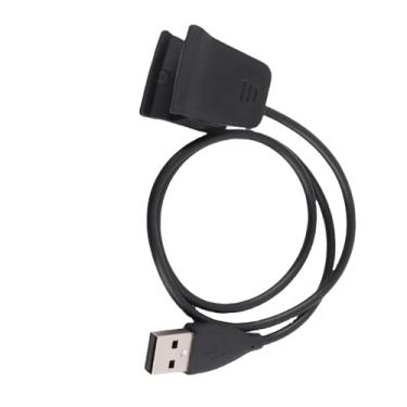 Imagem de SUNGOOYUE Cabo de Carregamento USB para Smartwatch Alta HR, Plástico Preto, Comprimento do Cabo de 19,7 Polegadas, Carregador Portátil de Viagem Com Proteção de Segurança