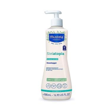 Imagem de Mustela Stelatopia Gel Lavante 500 ml - Sabonete Líquido Sem Fragrância para Peles Secas e Extremamente Ressecadas - Lava Sem Ressecar a Pele - Seguro para Bebês, Crianças e Adultos - Stelatopia