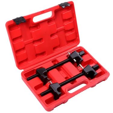 Imagem de ECCPP 2 peças Macpherson Strut Spring Kit de ferramentas de compressor de mola helicoidal Ferramenta de remoção de ferramenta de instalação