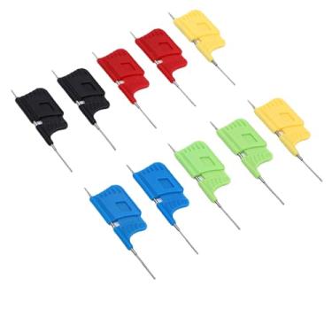 Imagem de VBESTLIFE Braçadeira Micro IC Universal de 10 Peças, Incluindo SOIC, TSSOP, TSOP, SSOP, MSOP, PLCC, QFP, TQFP, LQFP, SMD IC Chip Pin Clip DIP Analisador Lógico