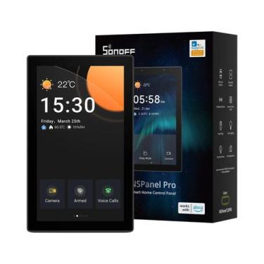 Imagem de Termostato Inteligente WiFi Zigbee Matter SONOFF NSPanel pro 120 TIPO 