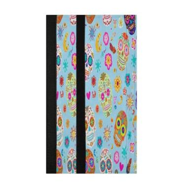 Imagem de STAYTOP 2 peças de capas de maçaneta de geladeira de caveira de doces de Halloween, capas de maçaneta para geladeira e forno de micro-ondas, mantenha seu aparelho de cozinha limpo de gotejamentos