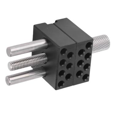 Imagem de Hyuduo Torno Prático de Metal, Mini Torno de Bancada de Liga de Aço Com Mandíbula Ajustável, Faixa de Fixação de 30mm para Escultura Em Joias, Fabricação de Modelos de Reparo de Relógio