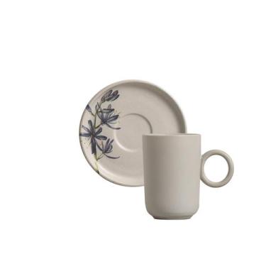 Imagem de Conjunto com 12 Xícaras de Café com Pires Basic Relax 90ml - Porto Bra