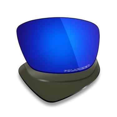Imagem de Mryok Lentes de substituição ultra polarizadas compatíveis com óculos de sol Spy Optic Cyrus, HD Polarized, proteção UV, resistente a impactos e ajuste perfeito - azul escuro