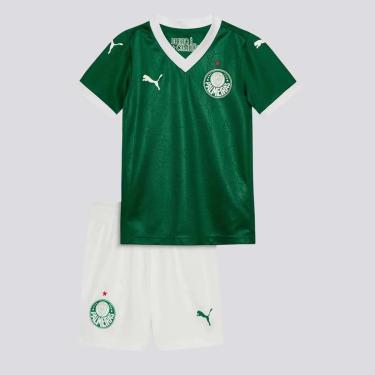 Imagem de Conjunto Minikit Palmeiras Torcedor HOME 2025