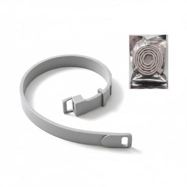 Imagem de Coleira Antipulgas Para Gatos Ajustável 39cm Cinza Proteção Natural Pulgas e Carrapatos