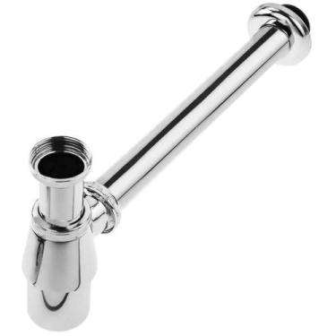 Imagem de Sifão Pia Tanque Lavanderia Metal Copo Cromado 1.1/4 x 2'' - Modelar