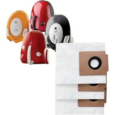 Imagem de Conjunto 3 Sacos Descartáveis Para Aspirador Compativel com Eletrolux Listo Pet-Lover E NEO com Alta Filtragem