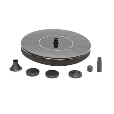 Imagem de Bomba de Fonte Solar Água Flutuante para Decoração Jardim Pátio Lago Piscina e Aquário Banhador Pássaros Automática a En