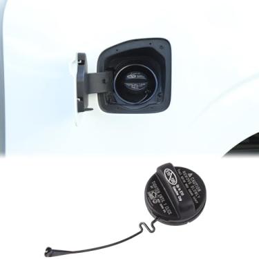 Imagem de Aunginsy Substituição da tampa do tanque de combustível do carro compatível com Nissan Frontier 2021 2022 2023 2024 2025 tampa de enchimento de combustível da porta da caminhonete com corda de