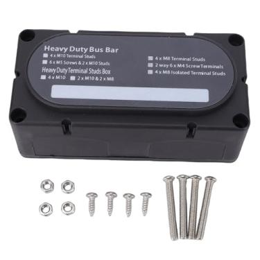 Imagem de Fydun Suporte ANL 750A, Bloco de Distribuição de Barramento Resistente Com Luz Indicadora LED e Pinos Terminais M10, para Automóveis, Barcos, Iates Marinhos