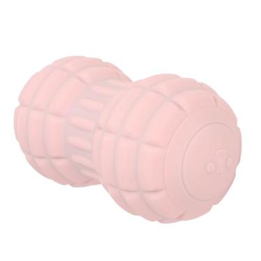 Imagem de Generic Bola de Massagem de Amendoim, Temporizador de Ponto de Gatilho TPE de Rolo de Massagem Elétrico para Músculo do pé (Róseo)