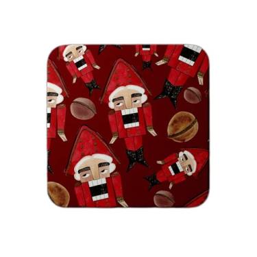 Imagem de Ladrilho Decorativo de Cerâmica Quebra-Nozes Estampa Aquarela Natal