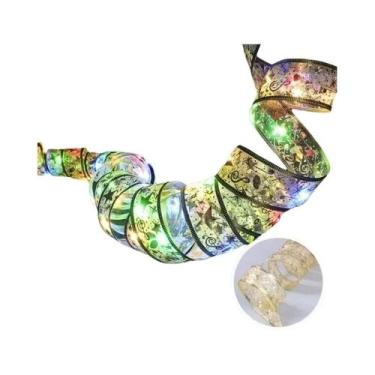 Imagem de Corda de luz decorativa de fita LED de Natal, corda de luz de fita de 