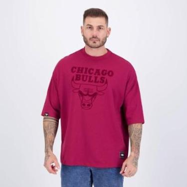 Imagem de Camiseta NBA Logo Surton Chigado Bulls Bordô-Masculino