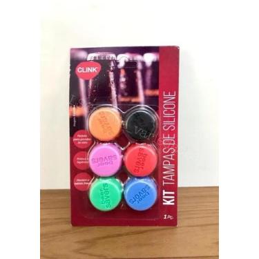 Imagem de 6 Tampa De Silicone Para Garrafa Cerveja Refrigerante Outros - Clink