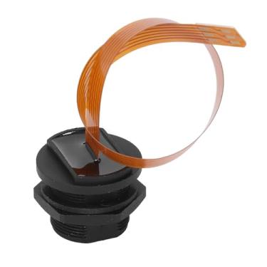 Imagem de Hyuduo Cabo Flexível de Soquete SIM, Montagem Em Painel à Prova d'água IP68 Cabo de Extensão SIM Fêmea para Macho Com Conexão Roscada, PA66 Durável e Latão para Conectividade Segura Em Condições