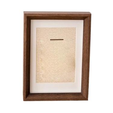 Imagem de KiBcsLic Vitrine de madeira para medalhas com janela transparente, decoração de mesa, presente, moldura tipo caixa para exibir medalhas, distintivos, pins e, Style D