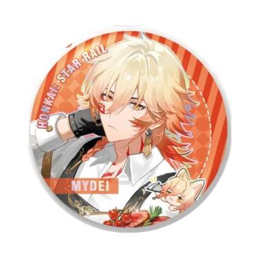 Imagem de 58mm jogo honkai: star rail kanlana phainon mydei cosplay distintivo p