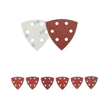 Imagem de 60PCS Discos De Lixa Triangulares Para Lixadeira Delta Multi Jet 6 Fur
