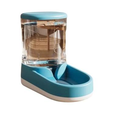 Imagem de Alimentador Pet automático elétrico sem inserir, cão e gato bebendo fl