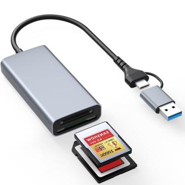 Imagem de Leitor de cartão SD CFexpress tipo A e SD com velocidade de transferência USB 3.2 Gen 2 (10Gbps), adaptador de cartão CFexpress tipo A/SD para câmeras Canon, Nikon e Fujifilm – Compatível com Lexar