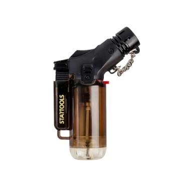 Imagem de Mini Maçarico A Gás Recarregável, Portátil Multiuso, Chama 1300°C, Trava de Segurança, 8cm x 2cm, 42g, Para Culinária, Camping, Artesanato