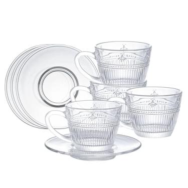 Imagem de Jogo de 4 Xícaras de Chá - Pequenos Voadores - Cristal Ecológico - 180 ml - L Hermitage
