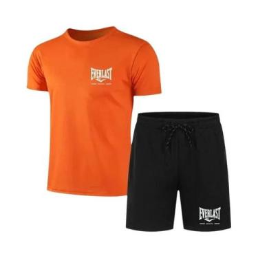Imagem de Conjunto De Fitness Respirável Para Homens EVERLAST, Roupas Esportivas
