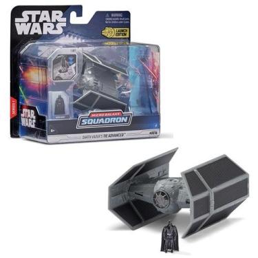 Imagem de Star Wars Micro Galaxy Squadron Tie Advanced Com Micro Figura Darth Va