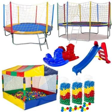 Imagem de Parque de Diversões Pula Pula 3,05m Pula Pula 2,30m Piscina de Bolinha