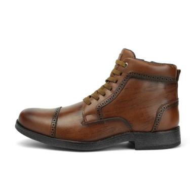 Imagem de Bota Casual Masculino Oxford Whisky Couro DIfranca - 052, 39