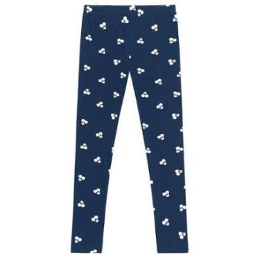 Imagem de Calça Legging Infantil De Cerejas Cotton Brandili-Feminino
