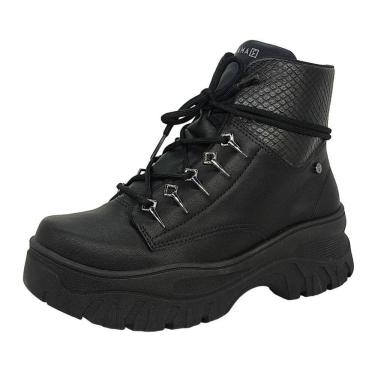 Imagem de Bota Coturno Salto Grosso Baixo Feminino Ramarim 2386131