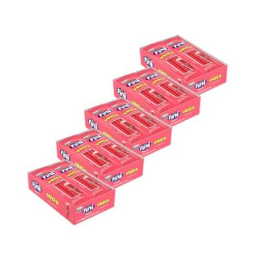 Imagem de Tubes Balas de Goma – Kit com 5 Caixas Display (60 Pacotes de 15g) | Sabores Variados (5 x Morango)