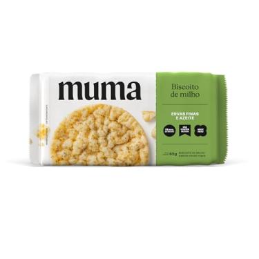 Imagem de MUMA SNACKS BISCOITO DE MILHO ERVAS FINAS E AZEITE 65G